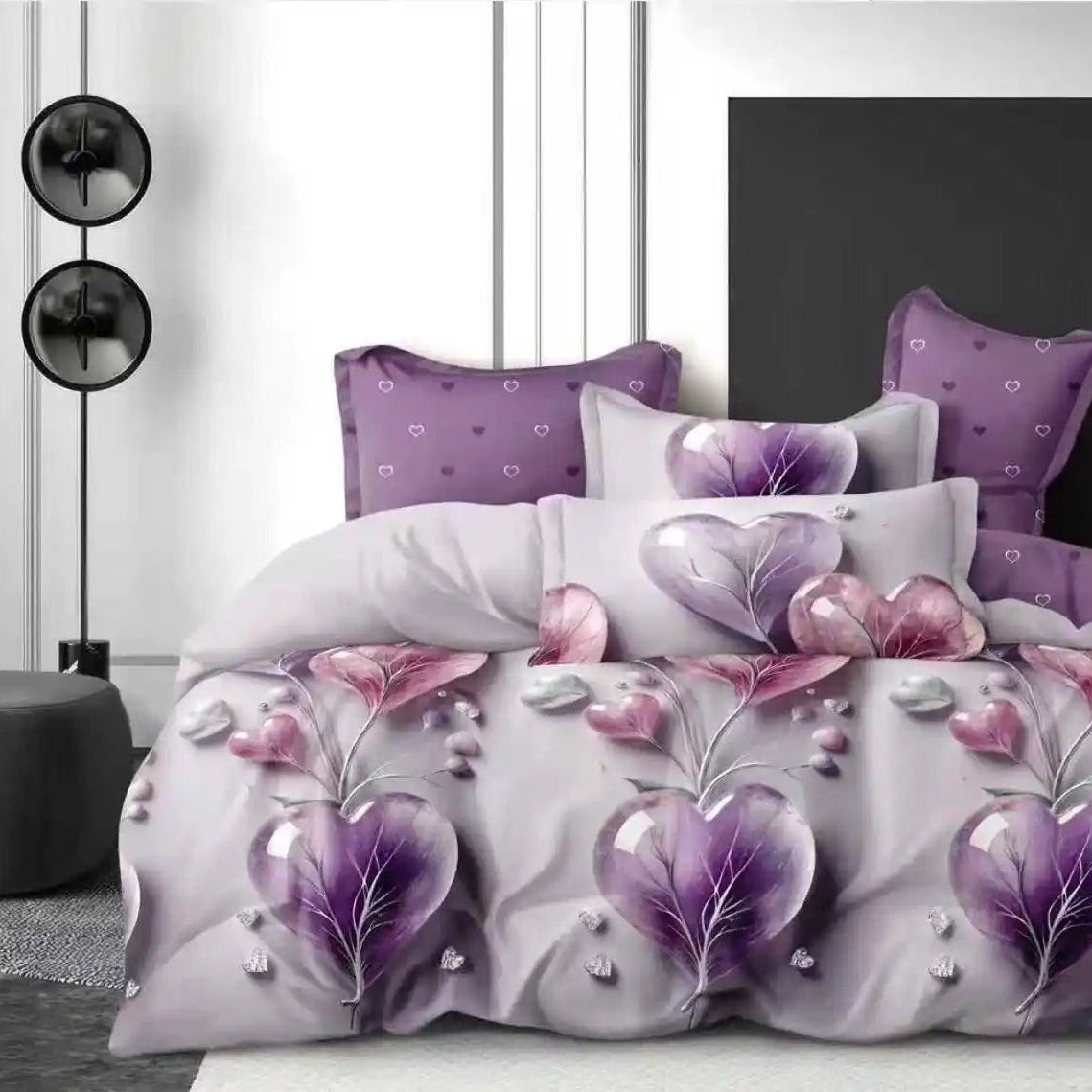 Lenjerie Finet 6 piese cu husă de pat pentru saltea de 160×200 și 180×200