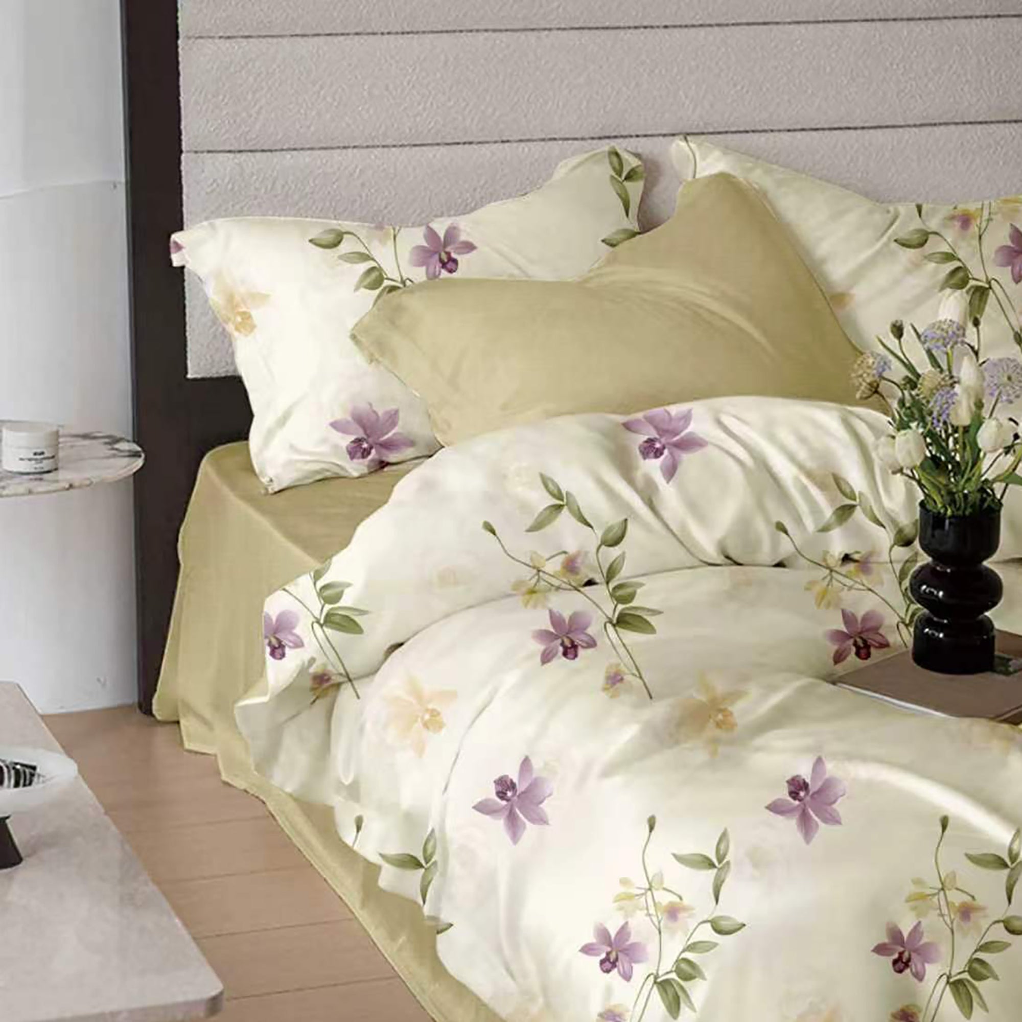 Lenjerie Finet 6 piese cu husă de pat pentru saltea de 160×200 și 180×200