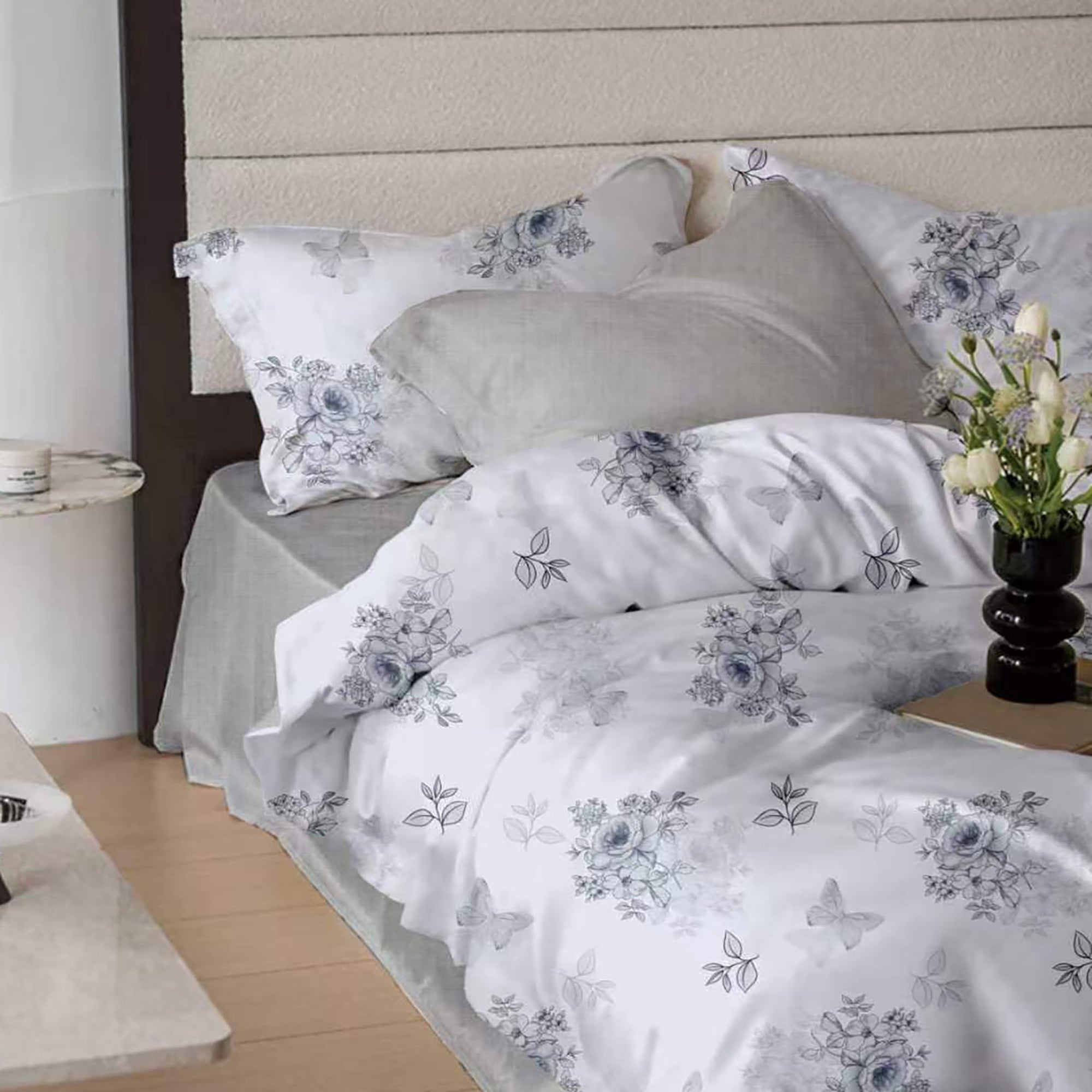 Lenjerie Finet 6 piese cu husă de pat pentru saltea de 160×200 și 180×200