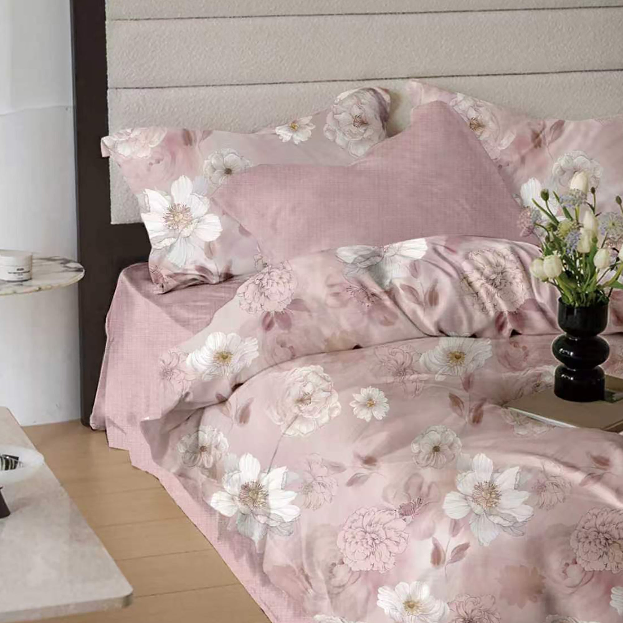 Lenjerie Finet 6 piese cu husă de pat pentru saltea de 160×200 și 180×200