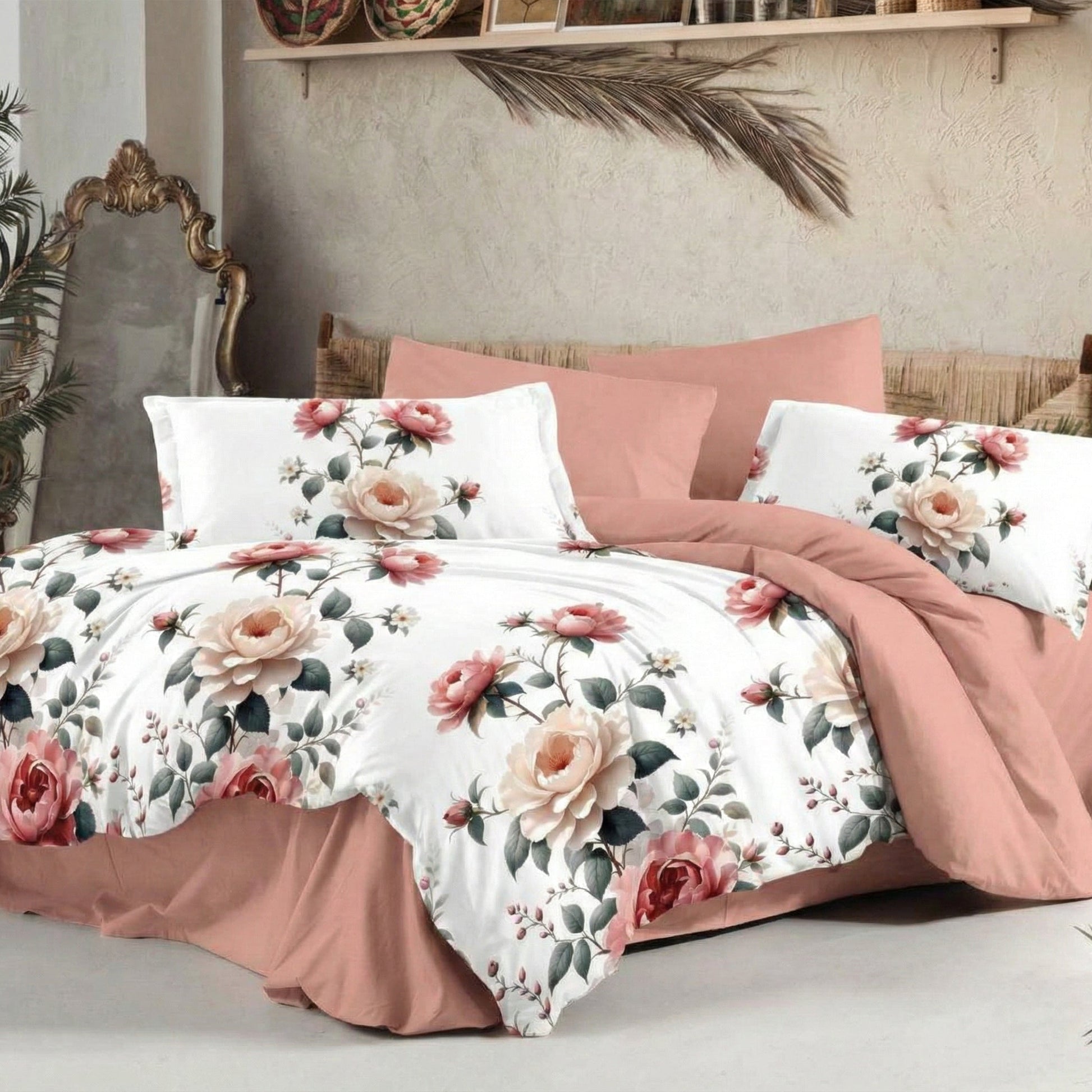 Lenjerie Finet 6 piese cu husă de pat pentru saltea de 160×200 și 180×200
