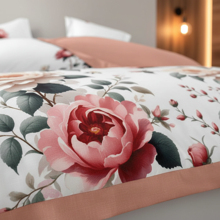 Lenjerie Finet 6 piese cu husă de pat pentru saltea de 160×200 și 180×200