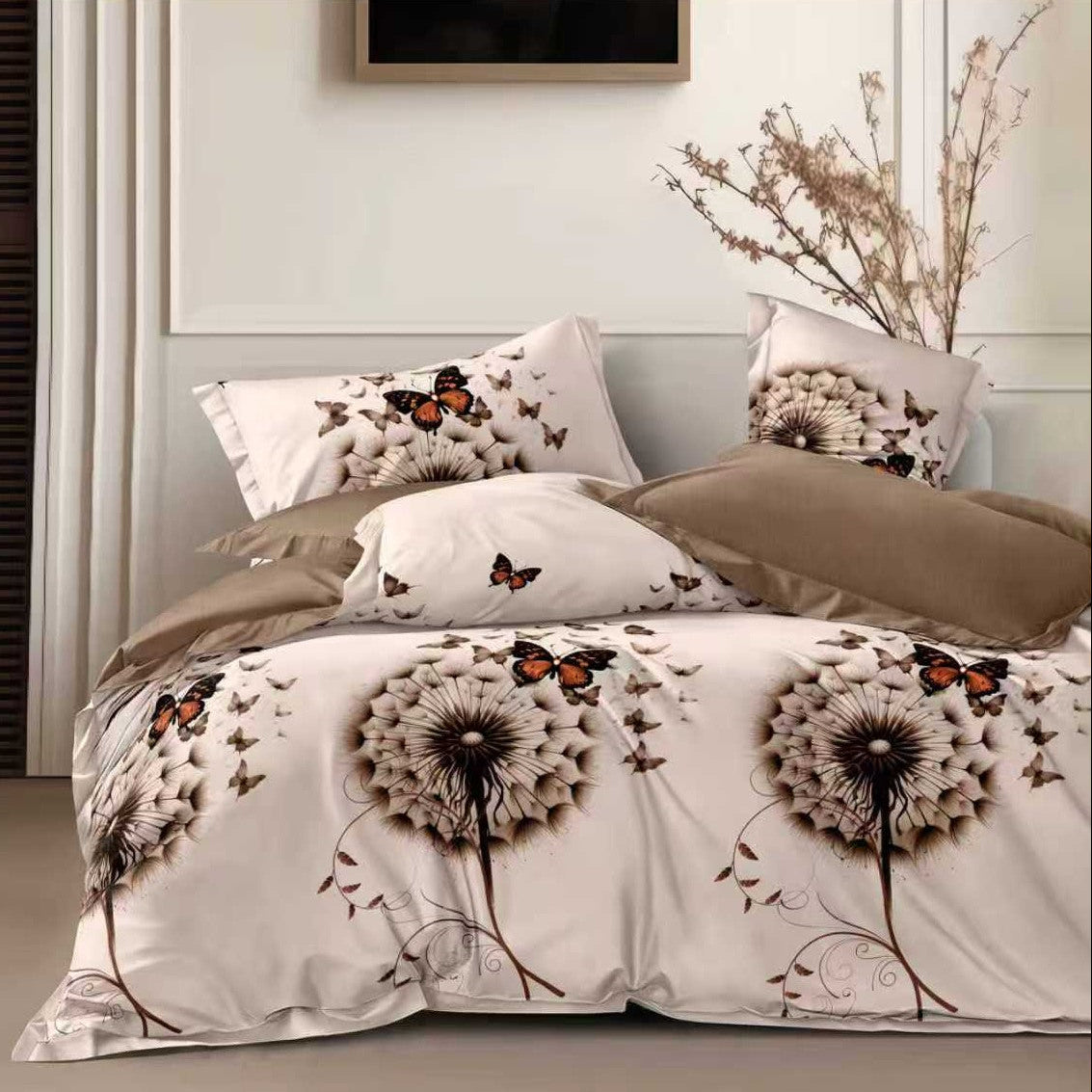 Lenjerie Finet 6 piese cu husă de pat pentru saltea de 160×200 și 180×200