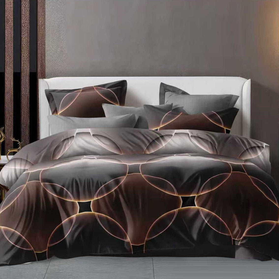 Lenjerie Finet 6 piese cu husă de pat pentru saltea de 160×200 și 180×200
