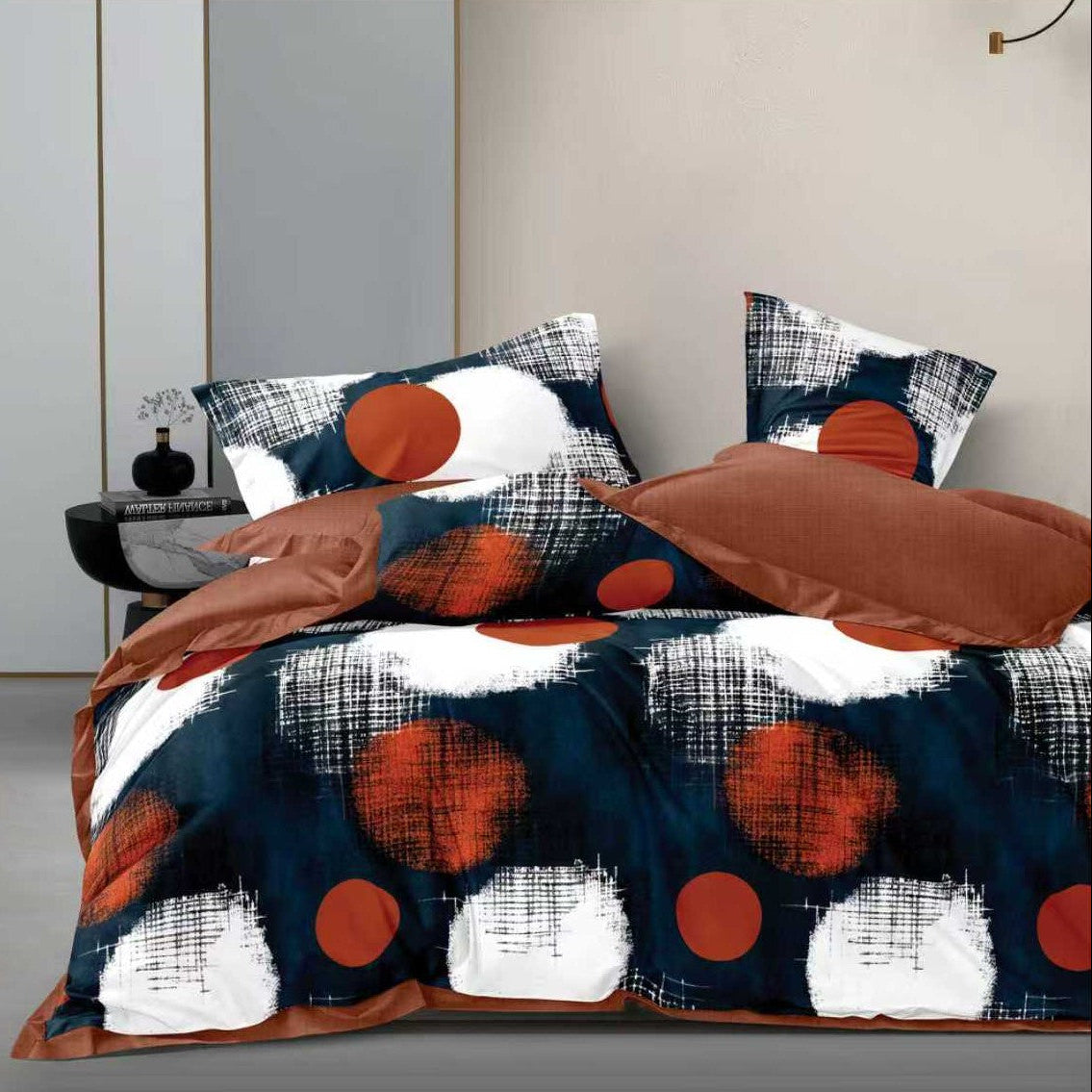 Lenjerie Finet 6 piese cu husă de pat pentru saltea de 160×200 și 180×200