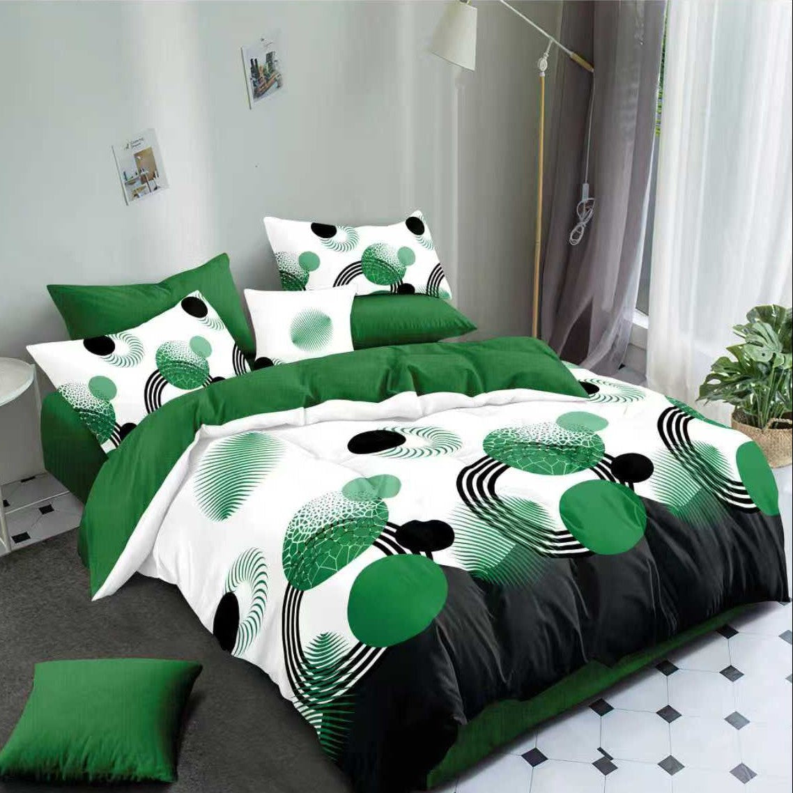 Lenjerie Finet 6 piese cu husă de pat pentru saltea de 160×200 și 180×200