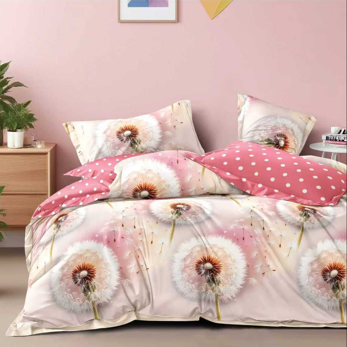Lenjerie Finet 6 piese cu husă de pat pentru saltea de 160×200 și 180×200
