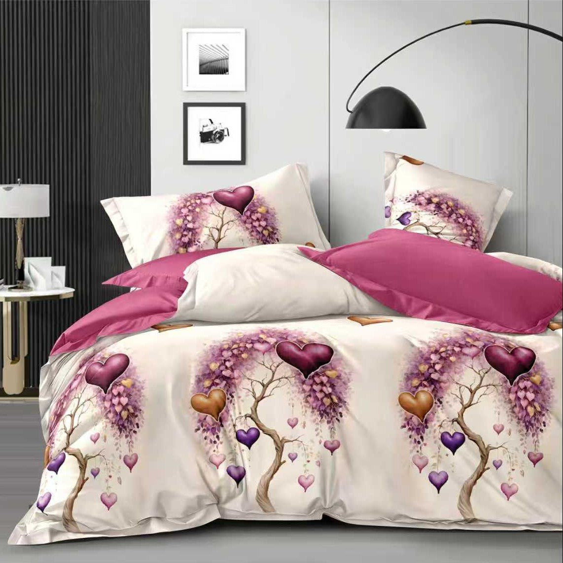 Lenjerie Finet 6 piese cu husă de pat pentru saltea de 160×200 și 180×200