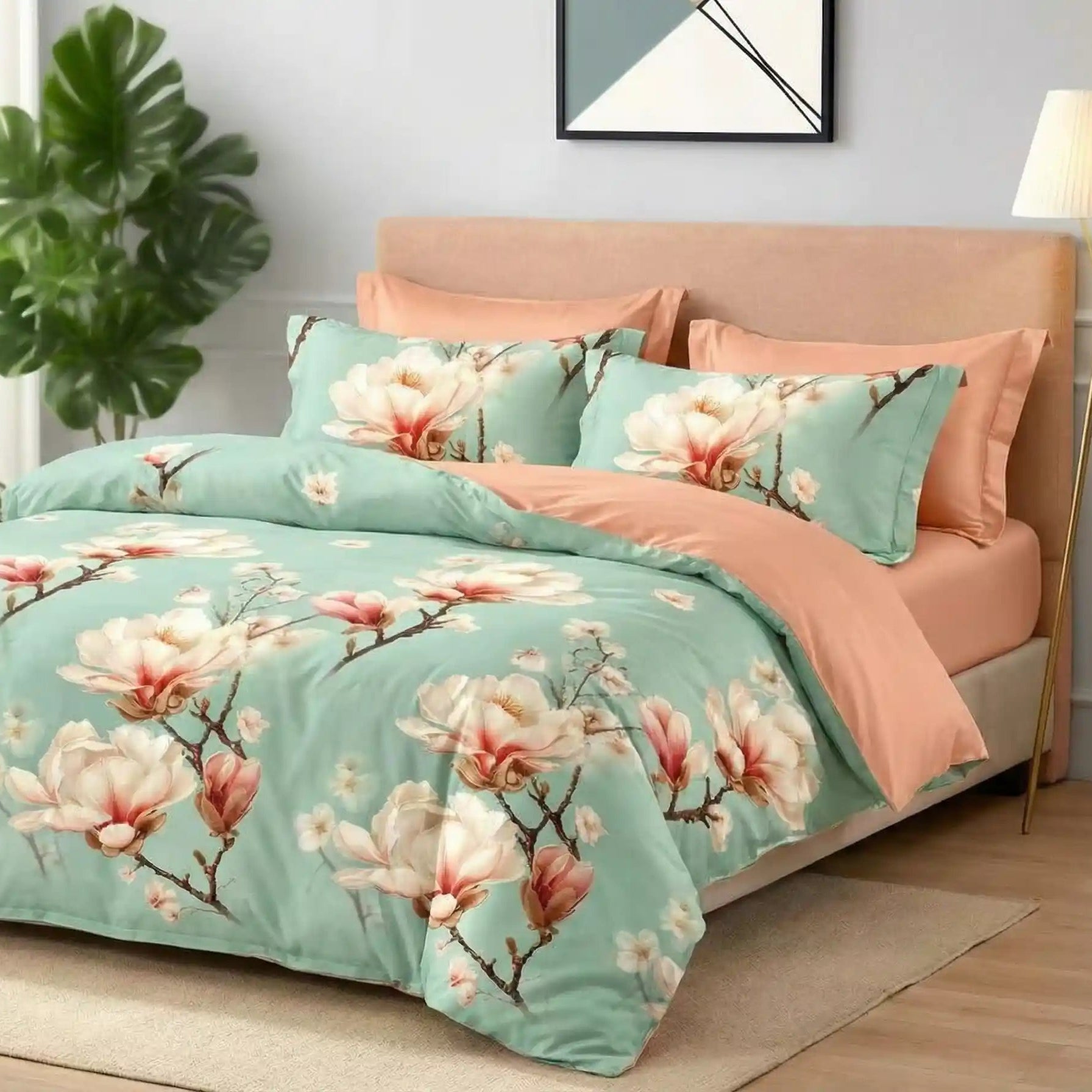 Lenjerie Finet 6 piese cu husă de pat pentru saltea de 160×200 și 180×200
