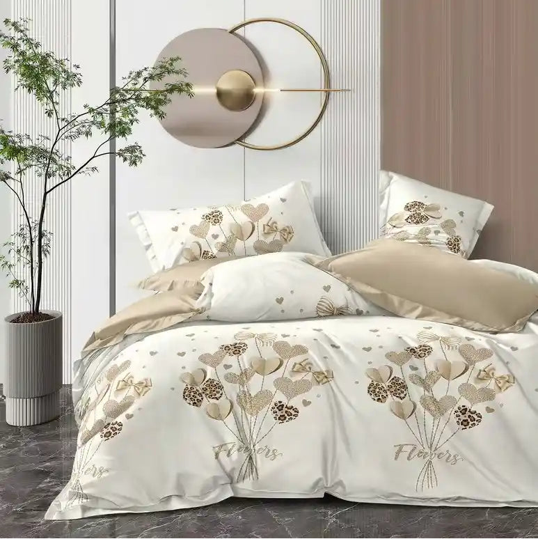 Lenjerie Finet 6 piese cu husă de pat pentru saltea de 160×200 și 180×200