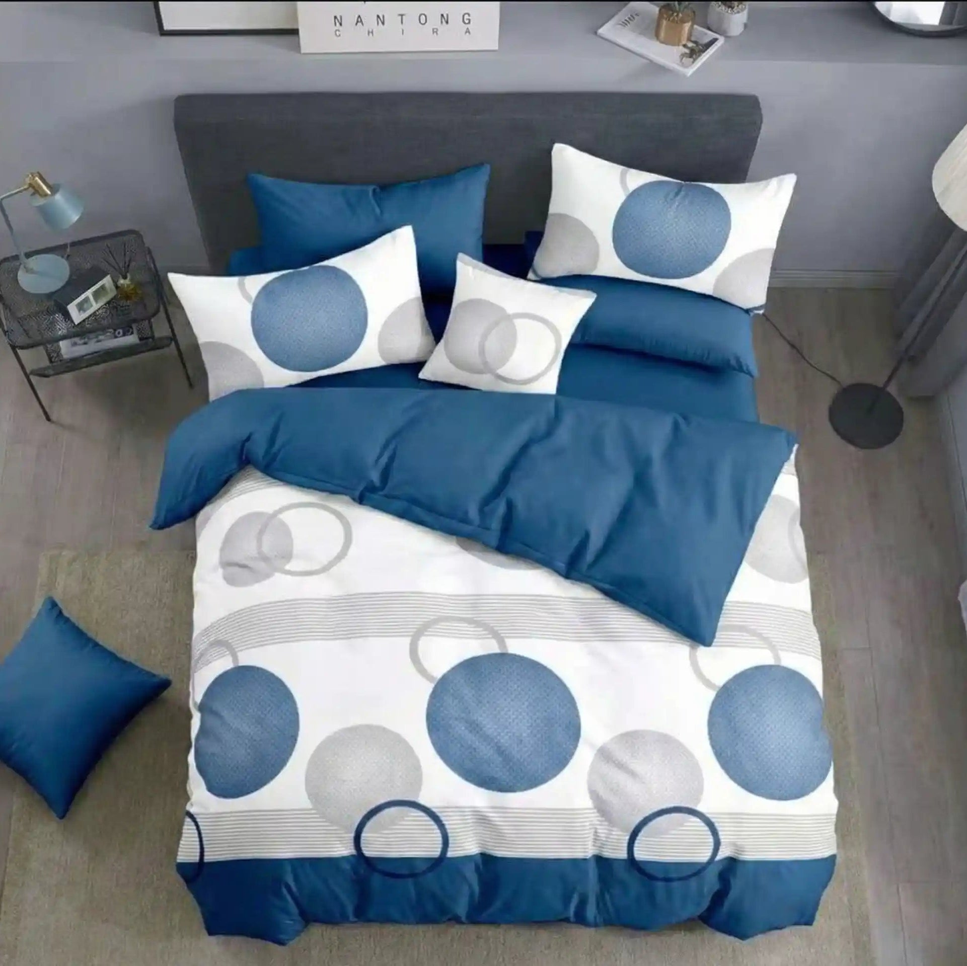 Lenjerie Finet 6 piese cu husă de pat pentru saltea de 160×200 și 180×200
