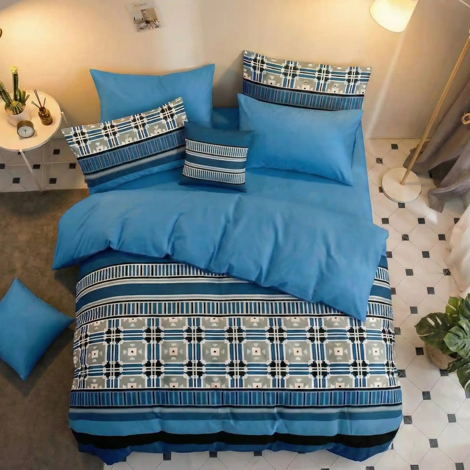 Lenjerie Finet 6 piese cu husă de pat pentru saltea de 160×200 și 180×200