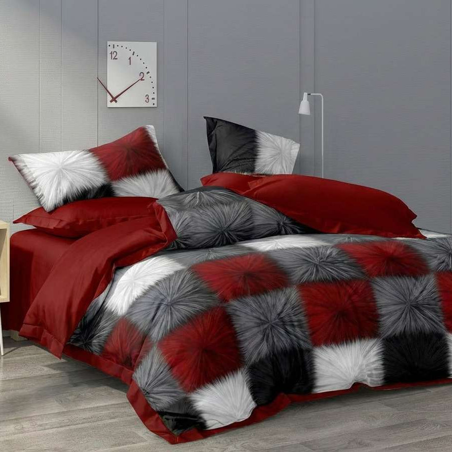 Lenjerie Finet 6 piese cu husă de pat pentru saltea de 160×200 și 180×200