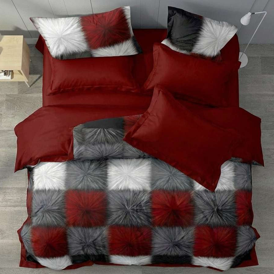 Lenjerie Finet 6 piese cu husă de pat pentru saltea de 160×200 și 180×200