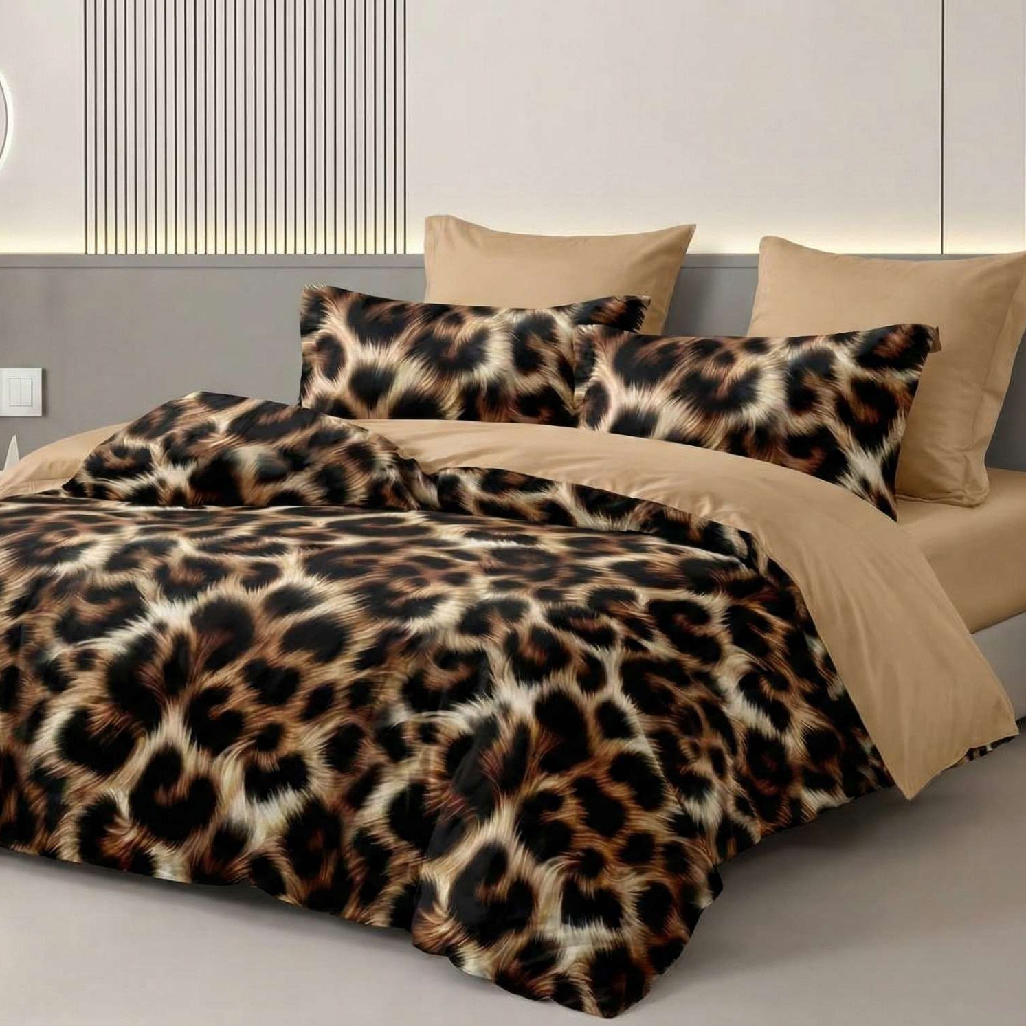 Lenjerie Finet 6 piese cu husă de pat pentru saltea de 160×200 și 180×200