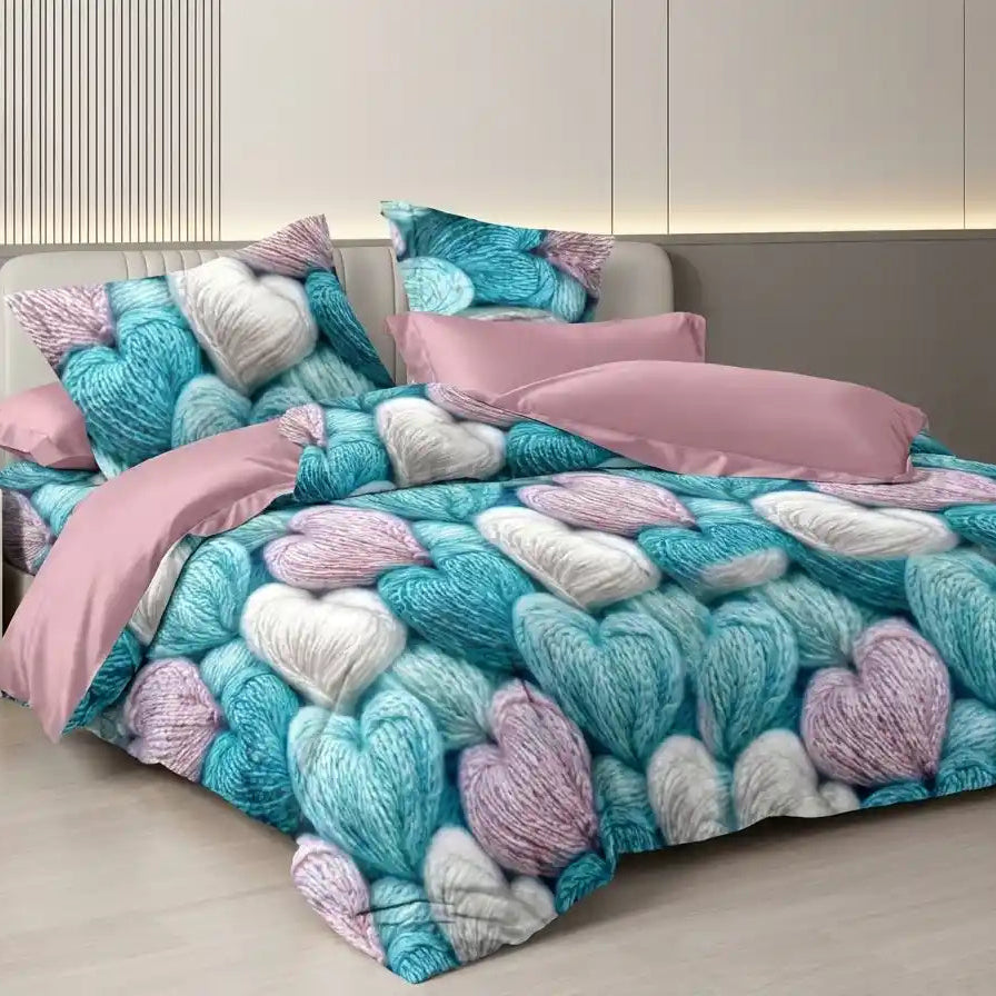 Lenjerie Finet 6 piese cu husă de pat pentru saltea de 160×200 și 180×200