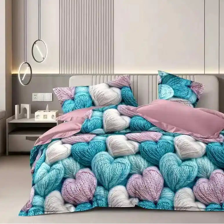 Lenjerie Finet 6 piese cu husă de pat pentru saltea de 160×200 și 180×200
