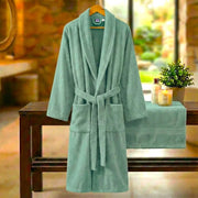 HALAT DE BAIE VELUR 100% BUMBAC (Mint Whisper)